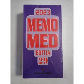   MEMOMED  2023  editia 29  -  (carte sigilata)  -  Editura  Universitara  